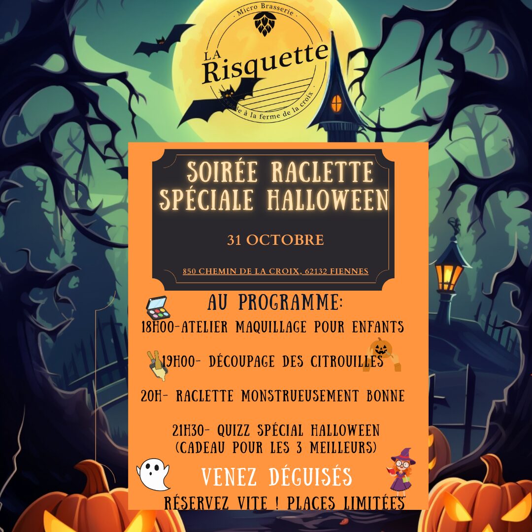 Menu adulte – Soirée Halloween